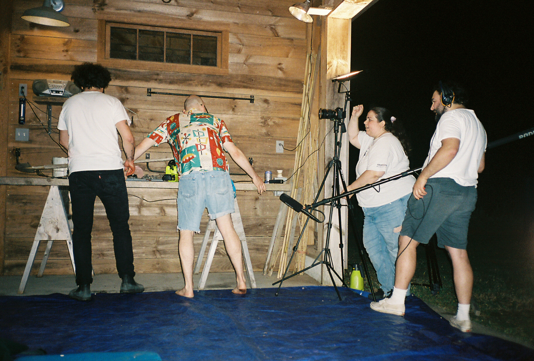 Behind the scenes